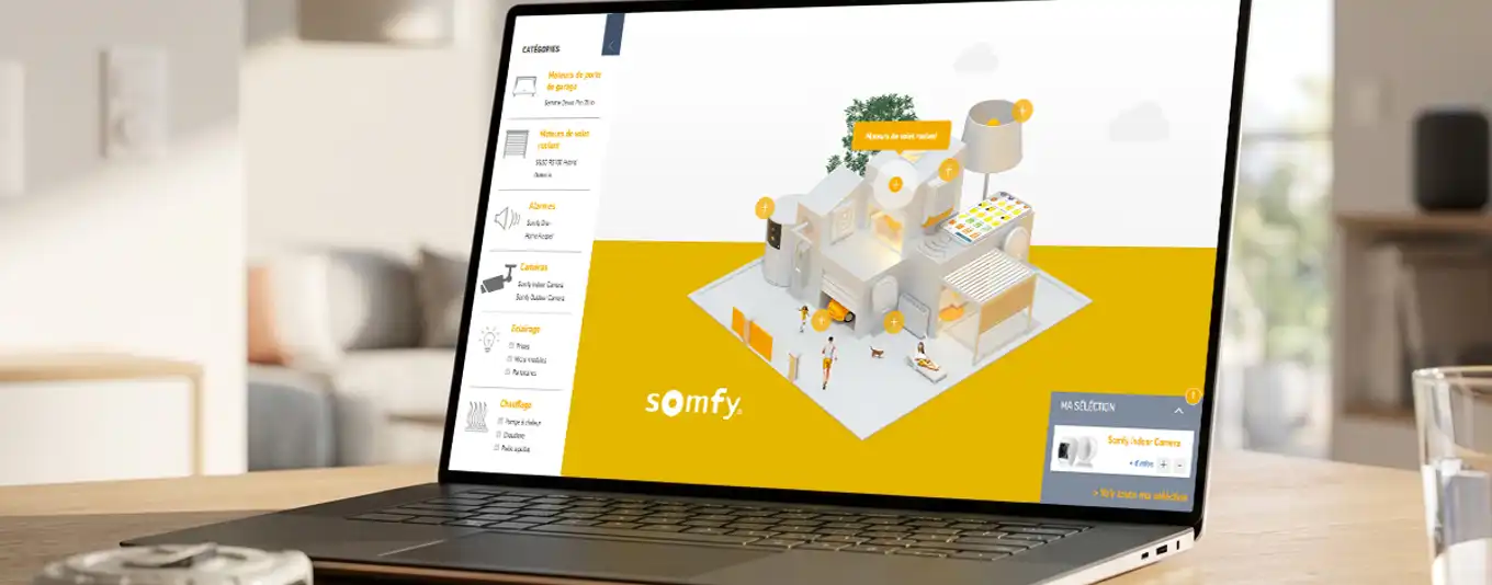 Configurateur maison connectée Somfy